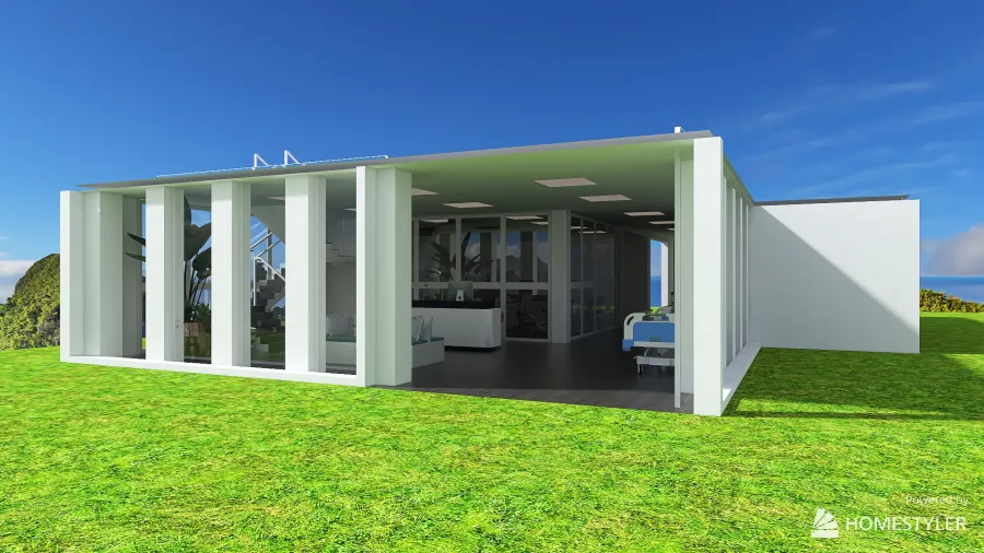 Small health center #MedicalCareContest 3d design renderings