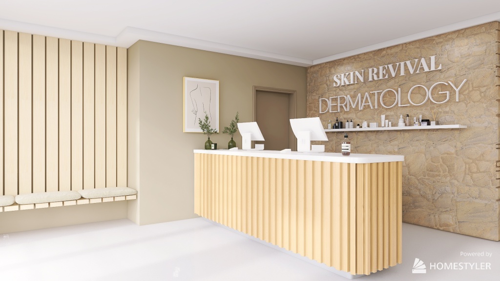 #MedicalCareContest Skin Revival Dermatology 3d design renderings