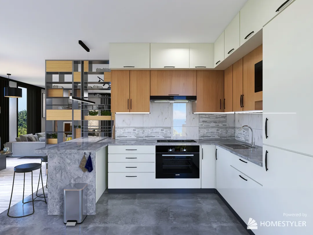 Bravo Kitchen 3d design renderings