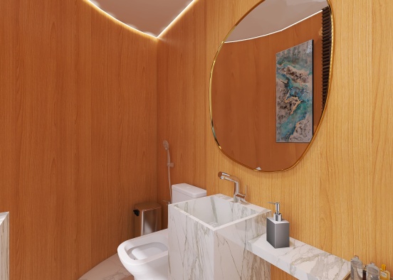 lavabo clinica Alê Design Rendering