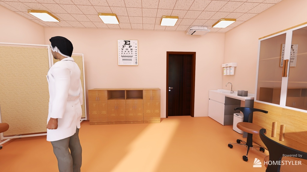 #MedicalCareContest Neurology Center 3d design renderings