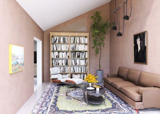 Reading Living Room Reno ERS Design Rendering