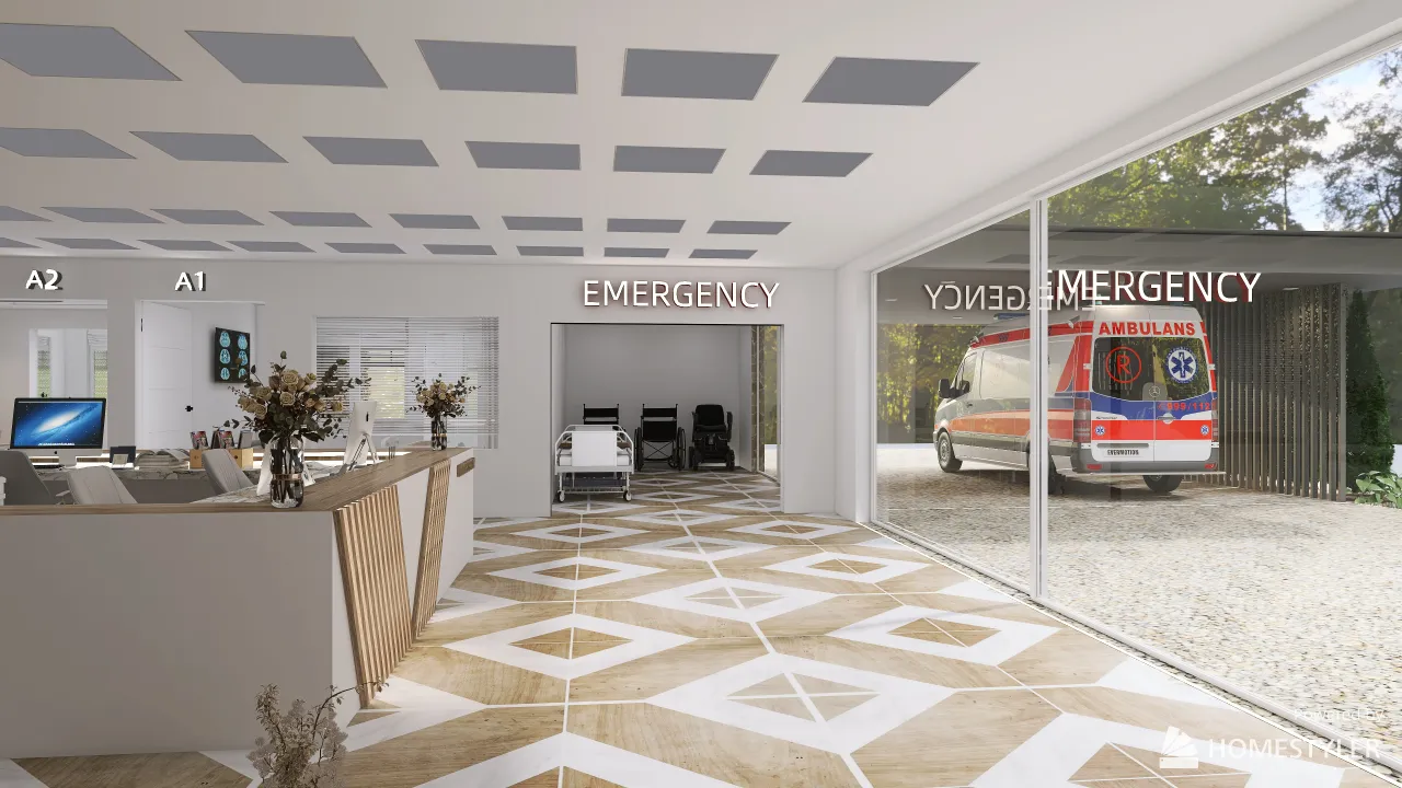 #MedicalCareContest- Healthstone General Hospital 3d design renderings