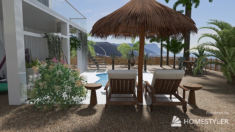 Beach House 3d design renderings