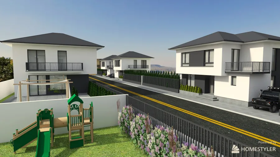 Farmhouse Moara Domneasca Residence 3d design renderings