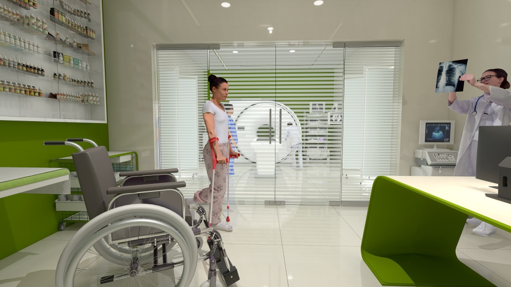 #MedicalCareContest- Centro Medico 3d design renderings