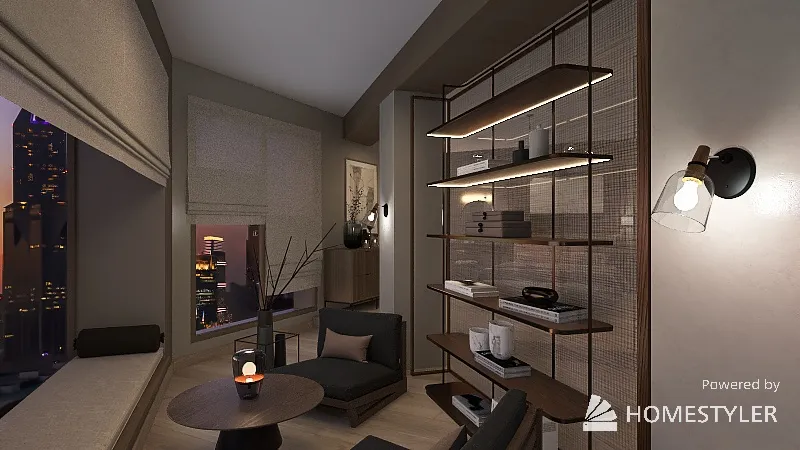 LivingDiningRoom 3d design renderings