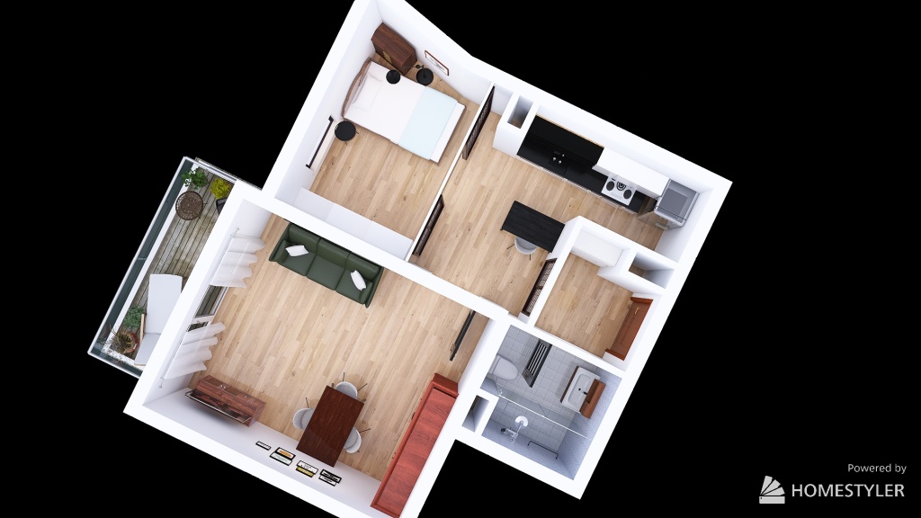 DG Wohnung Oma -NEU 3d design renderings