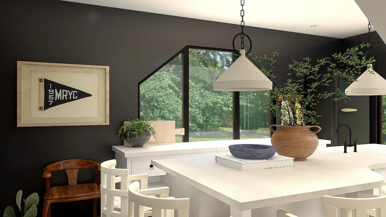 LivingDiningRoom 3d design renderings