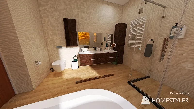 Copy of łazienka 3 3d design renderings