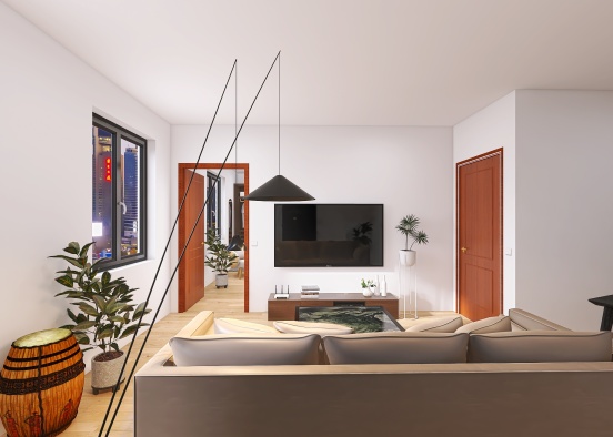 two-room apartment, Centre of Milan, 57mq Design Rendering