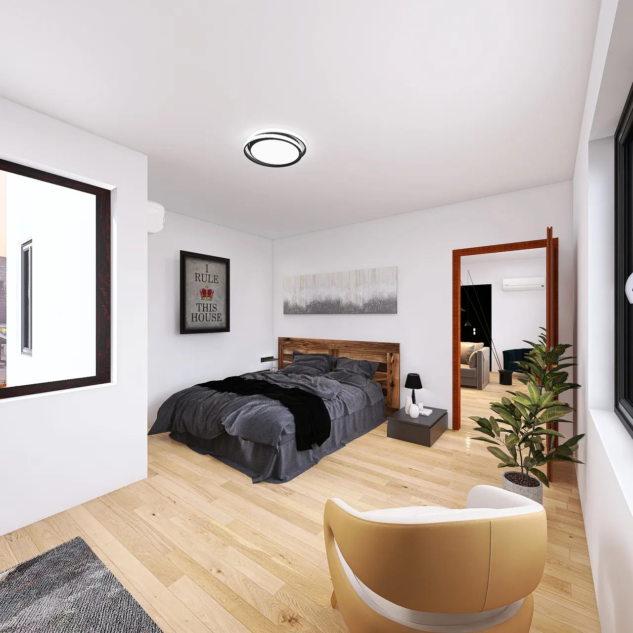 Bedroom 3d design renderings