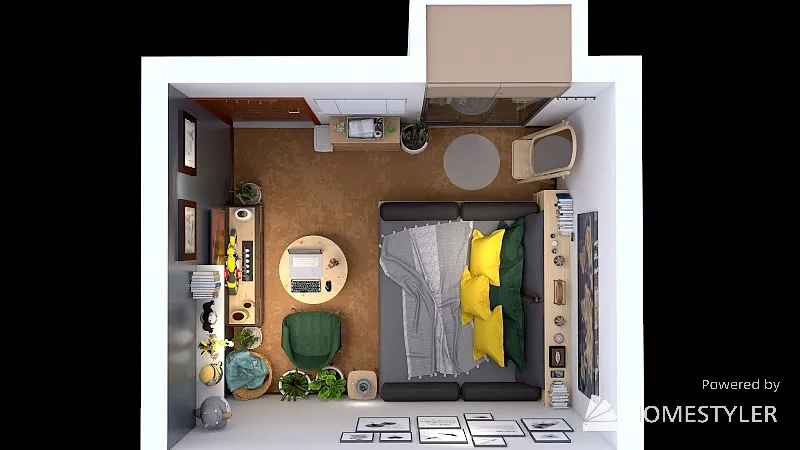 My Bedroom Layout B 3d design picture 10.35