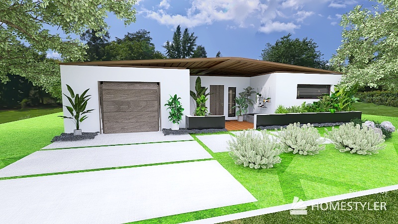 Eco-Modern VillaMAX 3d design renderings