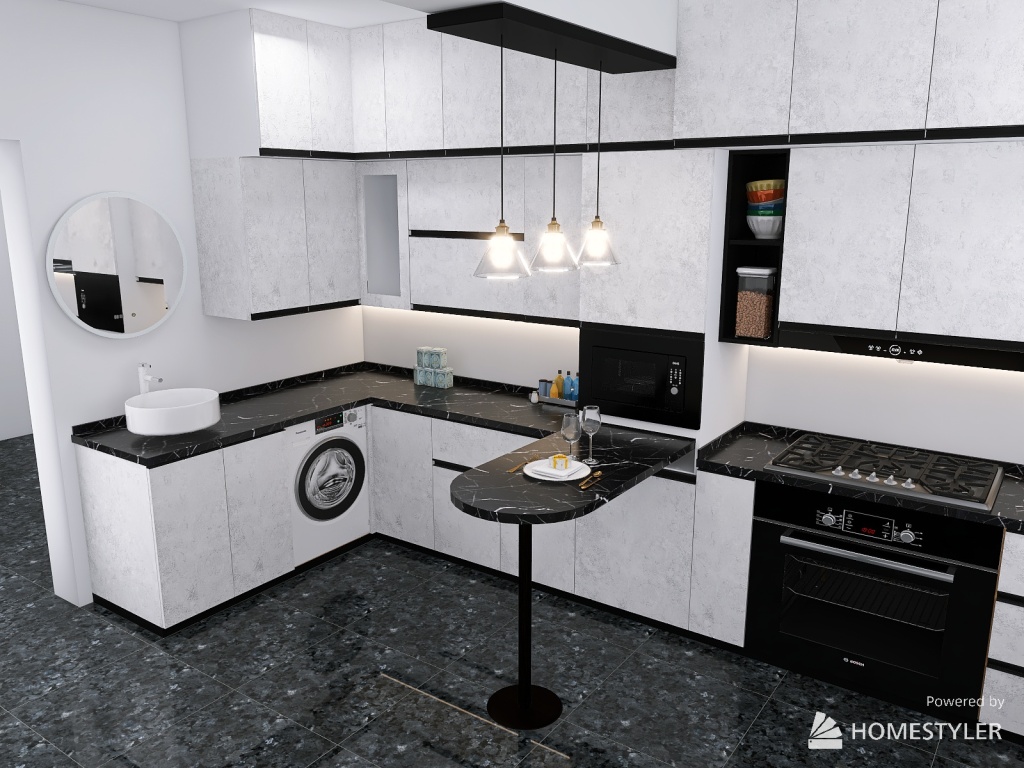 kitchen no-12 3d design renderings