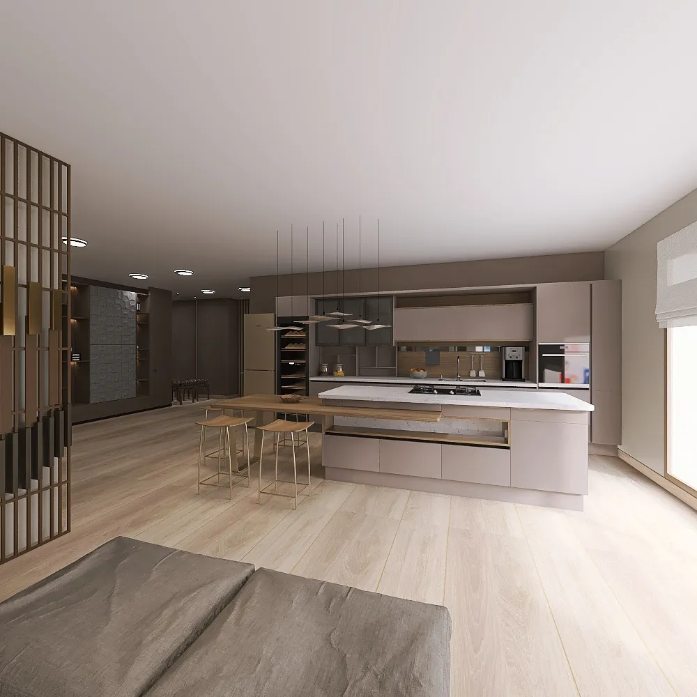 LivingDiningRoom 3d design renderings