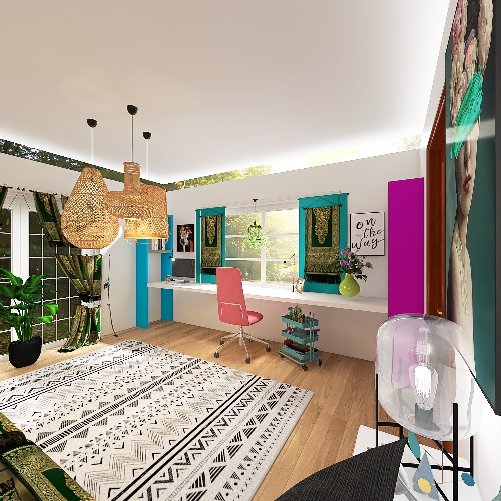 Bedroom Mia 3d design renderings