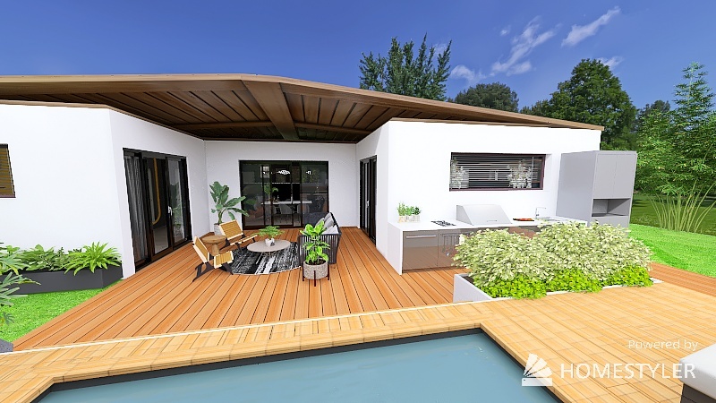 Eco-Modern VillaMAX 3d design renderings