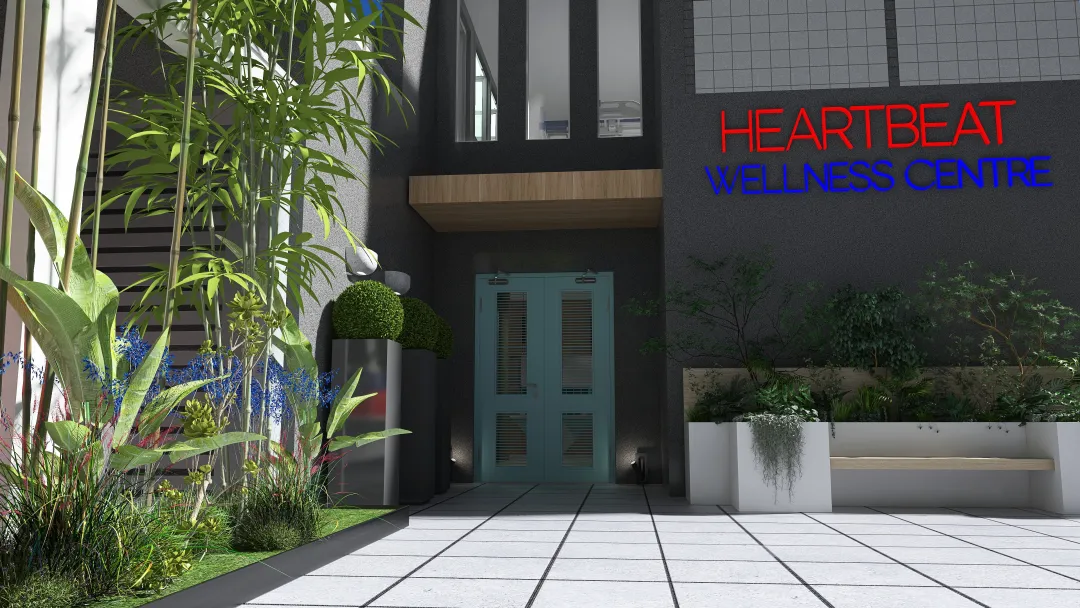#MedicalCareContest: Heartbeat Wellness Centre 3d design renderings