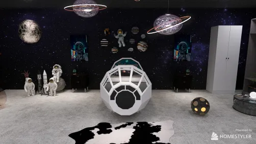 Space themed bedroom