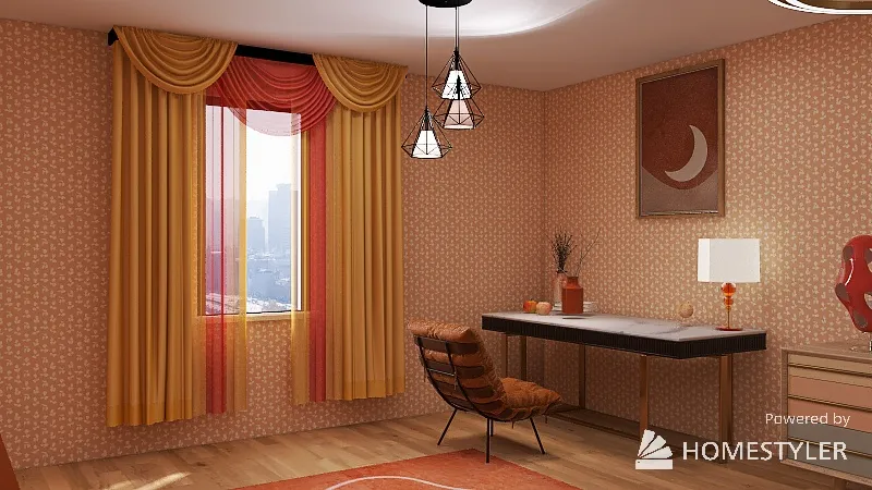 Marigold Room 3d design renderings