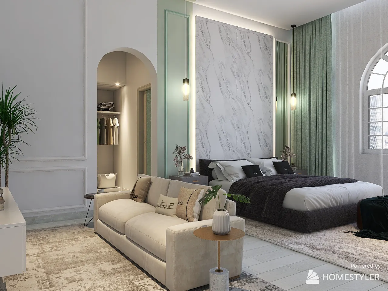 Bedroom 3d design renderings