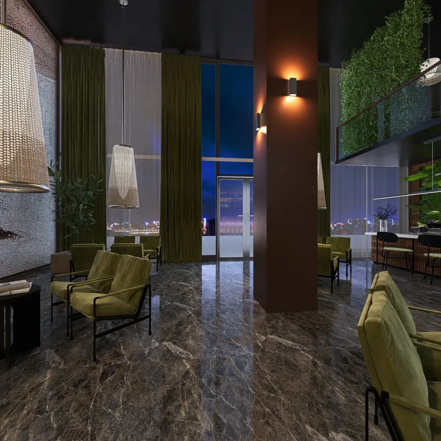 ресторан   3 3d design renderings