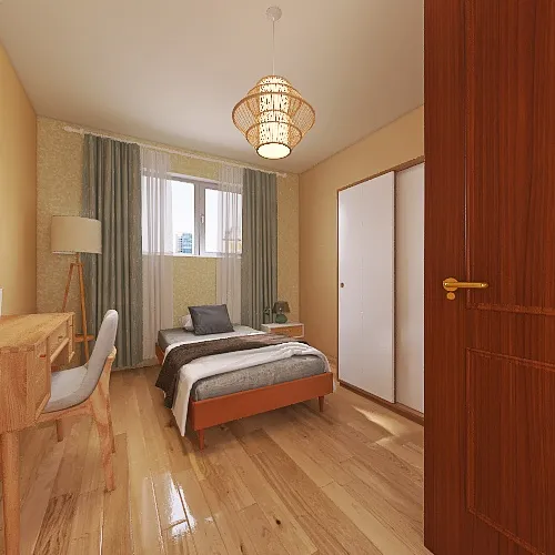 Copy of small sudio apartment design 3d design renderings