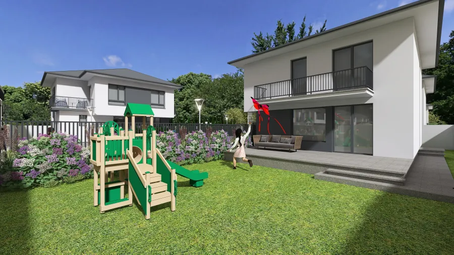 Farmhouse Moara Domneasca Residence 3d design renderings