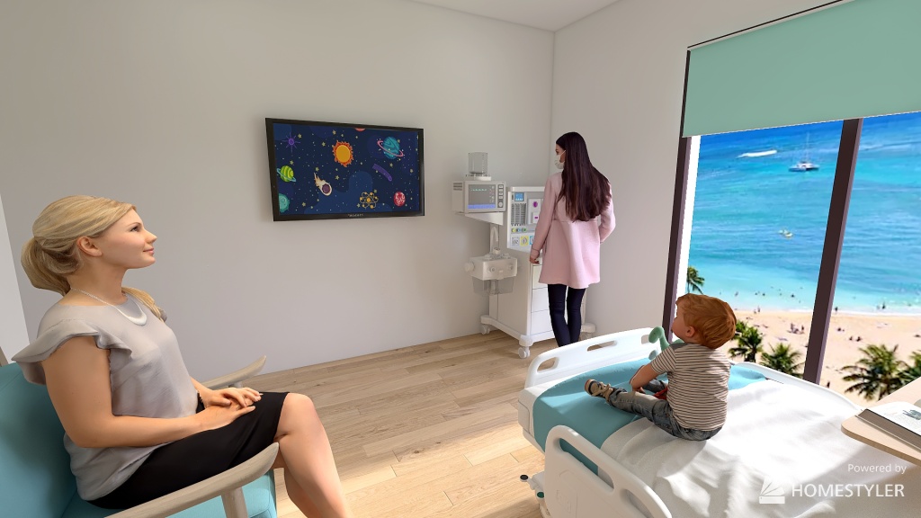 #MedicalCareContest - My hospital scenarios 3d design renderings