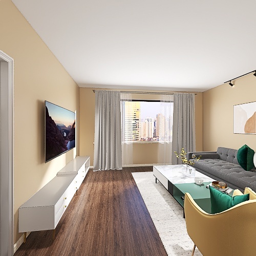 livingroom ,dining , modern .new classic Design Rendering