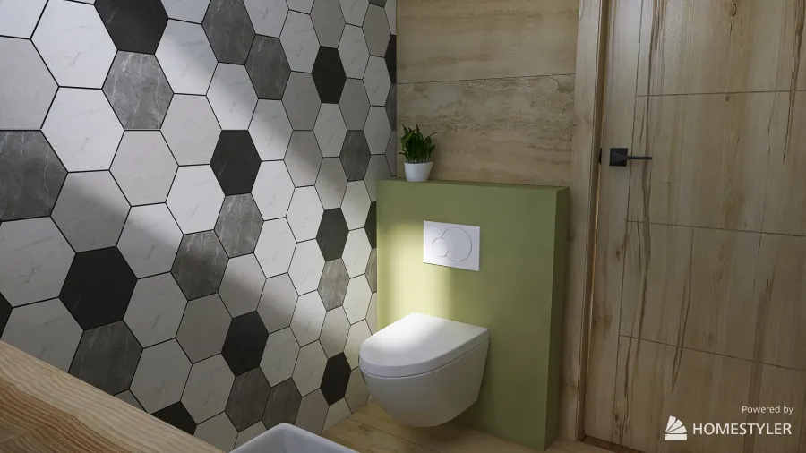 Toalet 3d design renderings