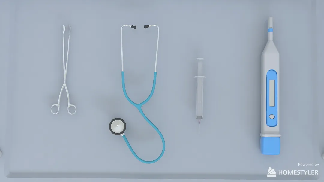 #MedicalCareContest - My hospital scenarios 3d design renderings