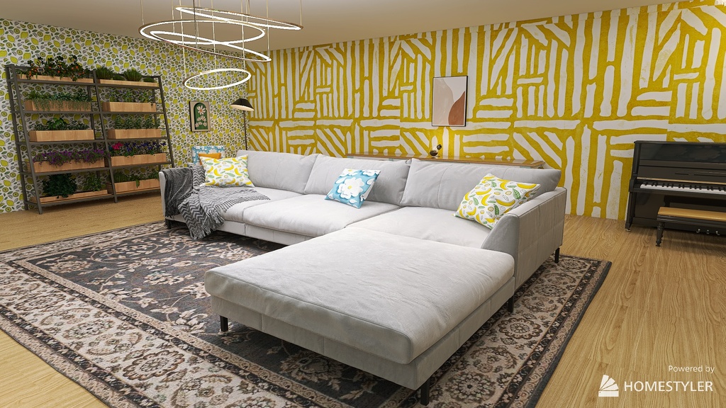 Thank you for 200 followers!!/ danilions living room 3d design renderings