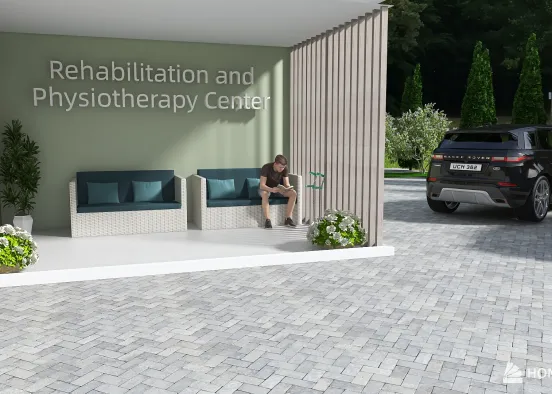 #MedicalCareContest - Rehabilitation and physiotherapy center Design Rendering