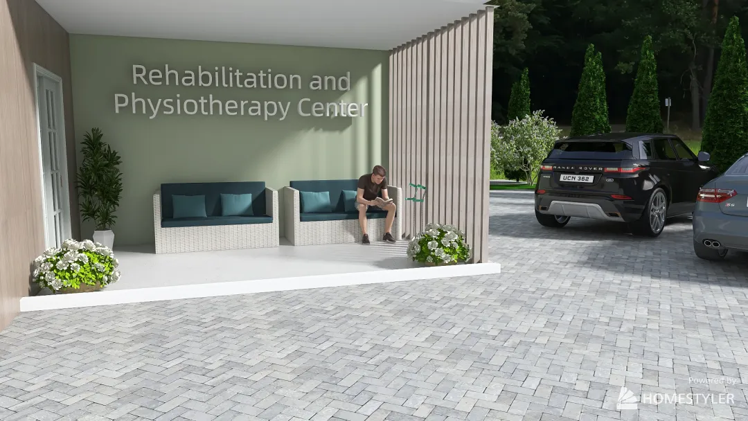 #MedicalCareContest - Rehabilitation and physiotherapy center 3d design renderings