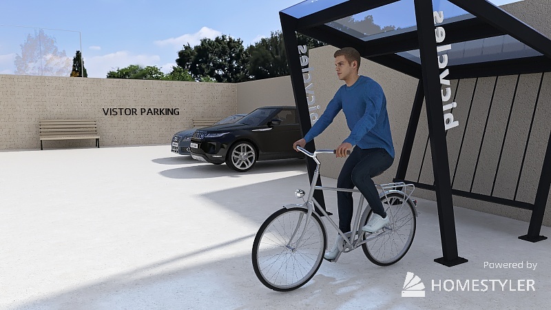 Car Park 3d design renderings