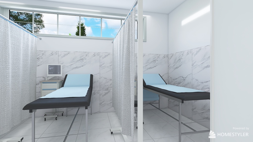 Physiotherapy 3d design renderings
