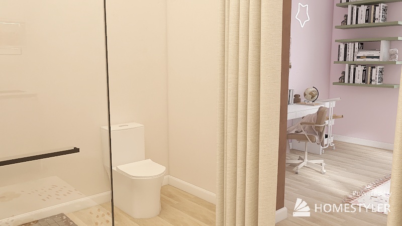B and B Bedroom and Bathroom 3d design renderings