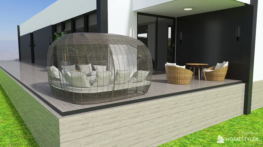 the modern house 3d design renderings