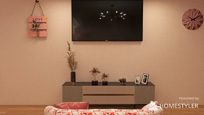 Sakura Bedroom 3d design renderings