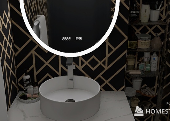 art deco bathroom design Design Rendering