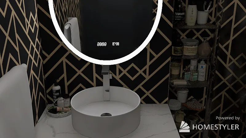 art deco bathroom design 3d design renderings