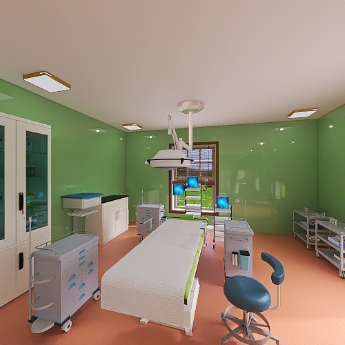 Procedure Room 3d design renderings