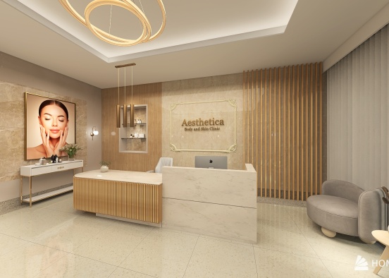 #MedicalCareContest  Body and Skin Clinic Design Rendering