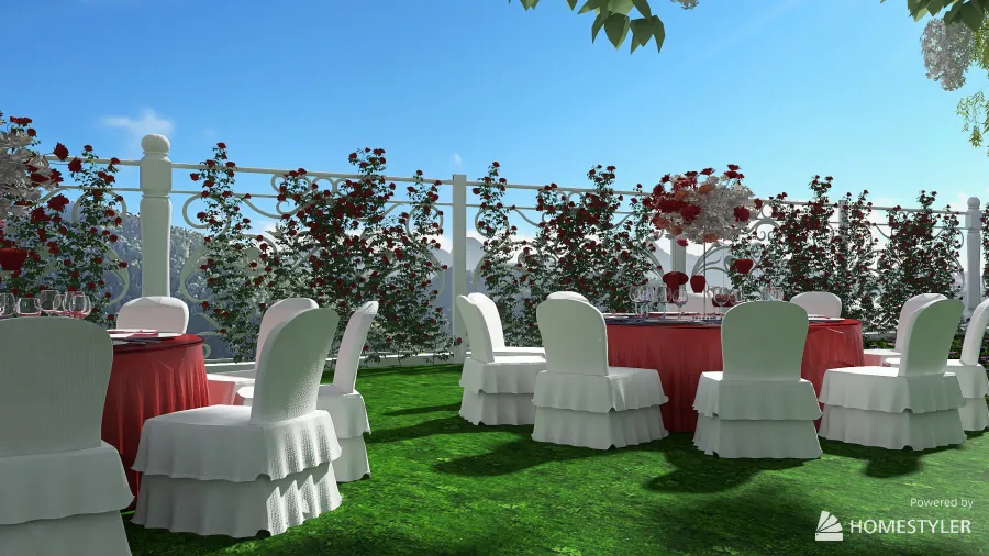 Wedding 3d design renderings
