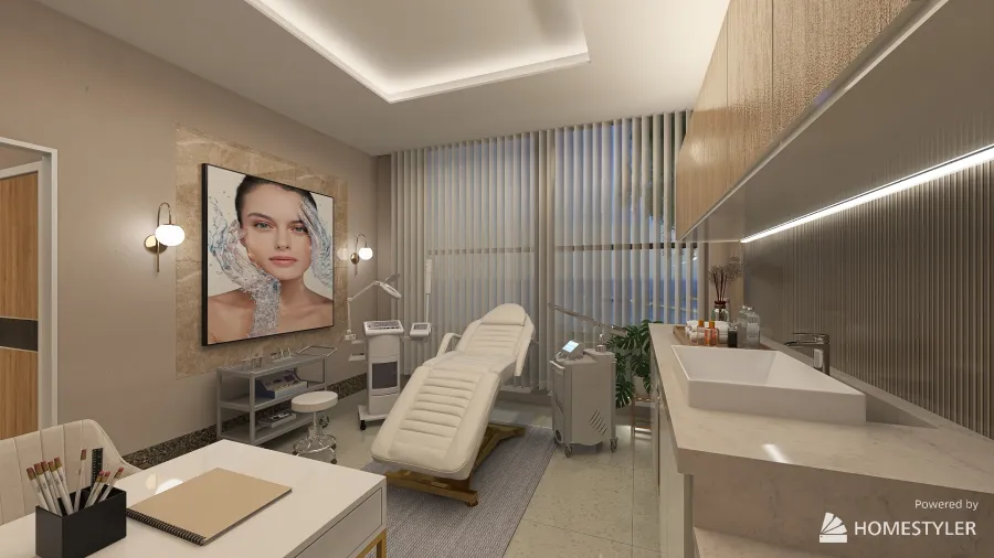 Treatment Room 3d design renderings