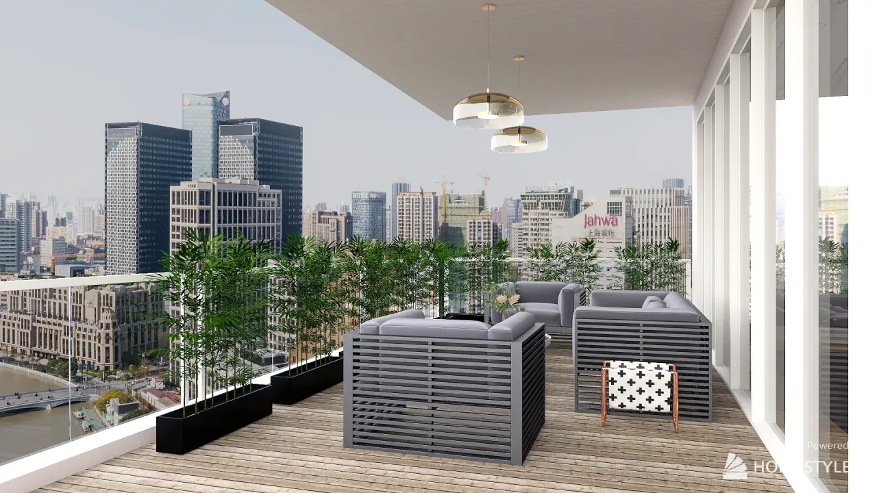 Balcony 3d design renderings