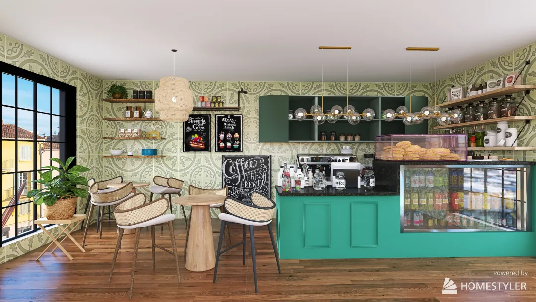 [CAFÉ AL REVÉS] 3d design renderings