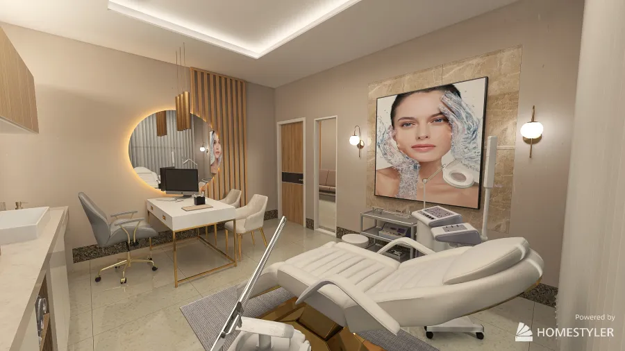Treatment Room 3d design renderings